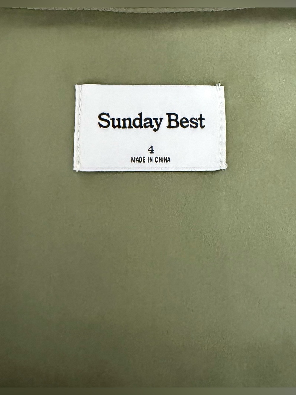 Aritzia Sunday Best Rocco Satin Skirt Sage Green Size 4 - Picture 4 of 7